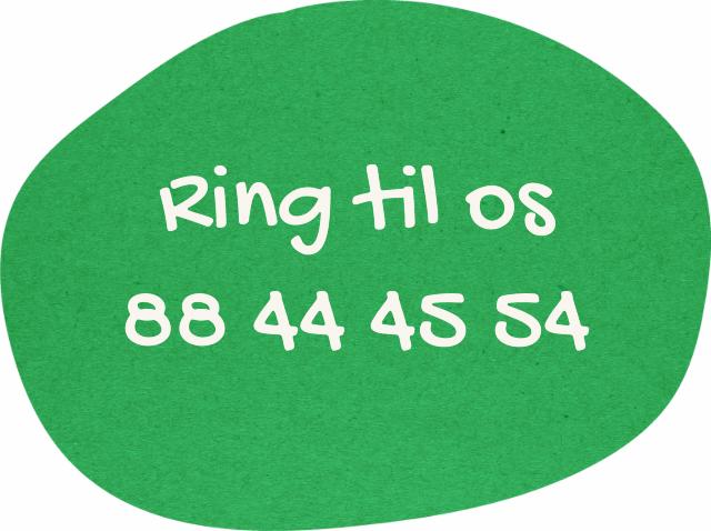 Ring til os knap